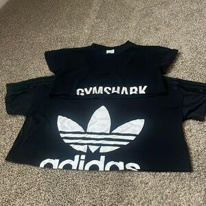 Crop top bundle adidas and Gymshark